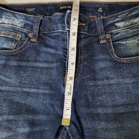 Miss Me Standard Skinny Stretch Jean SZ 25 - Picture 11 of 14